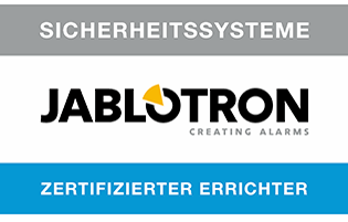 Jablotron Sicherheitssysteme Partnerzertifikat